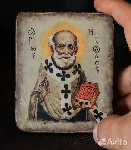 Иконка Св. Николая. Дорожная