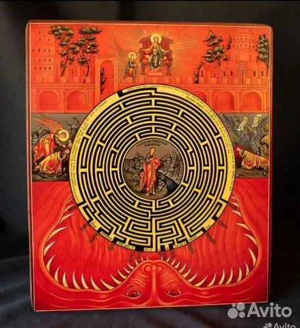 Икона " Лабиринт веры" 21*18 см