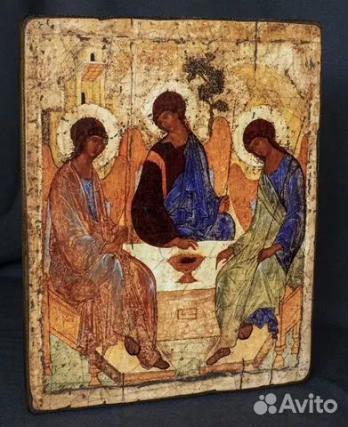 Икона "Пресвятая Троица" 21*17 см